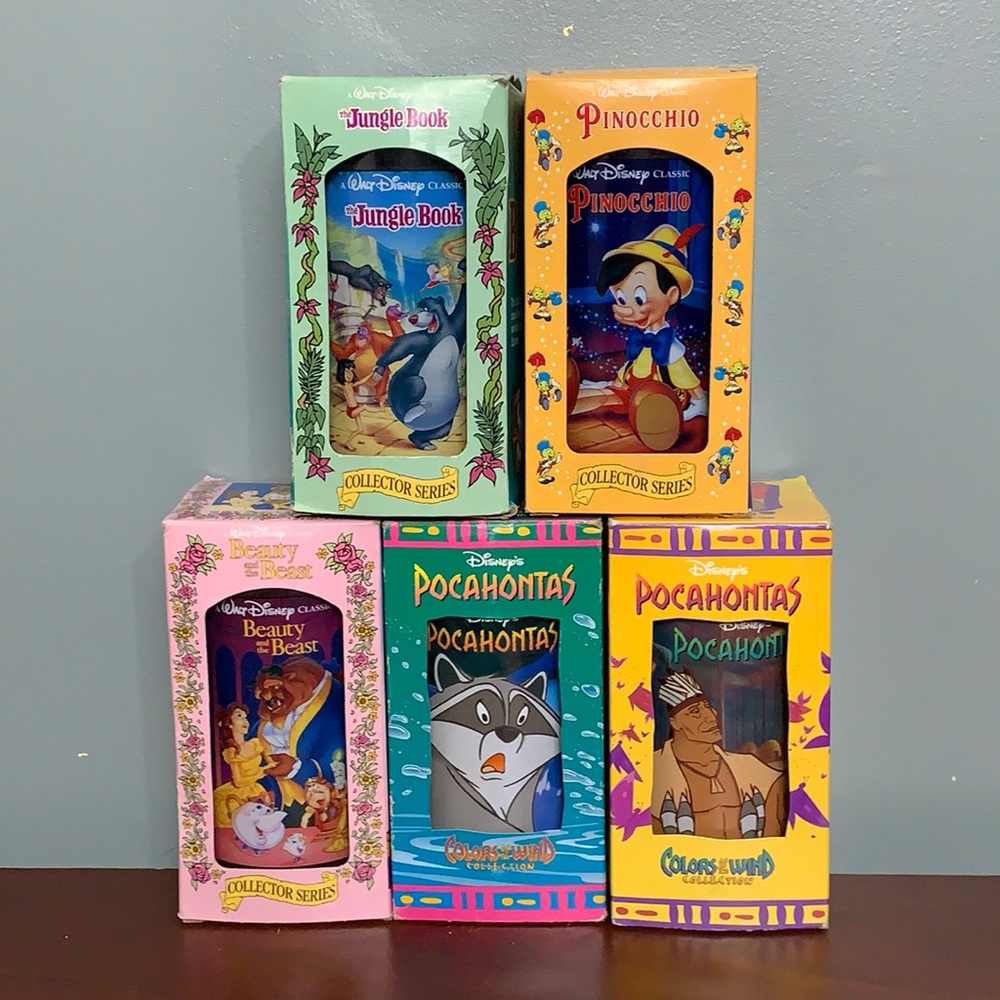 Vintage Walt Disney Cups Burger King